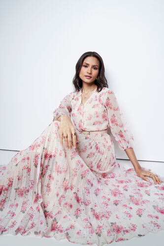 Breezy Brookside Maxi Dress, Cream, image 4